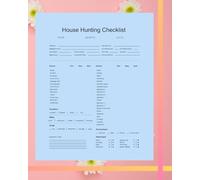 Detailed Home Buying Checklist for Families: Property Checklist Planner | Your Essential Guide to Finding the Perfect Home | 8”x10” with 122 Pages