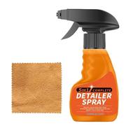Detailer Spray 5-in-1 | Multiuso per Pulizie - Spray Detergente e Lucidante 120ml con Microfibra per Proteggere Pittura e Cera Mantiene Come Nuovo le Superfici