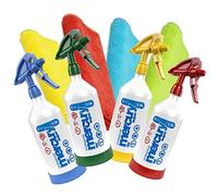 detailmate, 4 Colori Set kwazar Spruzzino Mercury Super 360 PRO, Super, Giallo, Rosso, Verde, Blu, 360 Gradi, Testa di spruzzo, 4 Panni in Microfibra Basic, colorato,Giallo, Rosso, Verde, Blu