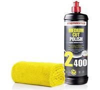 detailmate Menzerna Set di lucidatura: 2400 Medium Cut - 1L + panno in microfibra 550GSM