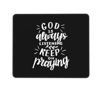 Details About Always Blessed Christianty Religious Inspirational Tappetini Mouse Base in Gomma Mousepad Confortevole Tappetino per Mouse per Casa Computer Gioco 25X30Cm