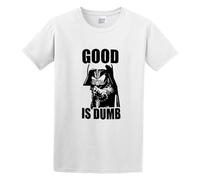 Details About Good Is Dumb Spaceballs 2 Dark Helmet Costume Mel Brooks To Be King Mens Tshirt Black Round Neck Short Sleeves Size S