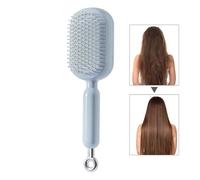 Detangling Hair Brush | Paddle Brussh | Natural Soft Bristles & Wooden Handle Comb | for Fine Thin Curly Thick Long Wet Dry Hairr Types Beard Reduce Frizz Restore Shine Women Men