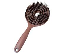 Detangling Hairbrush, Hollow Vent Design Hairbrush, Round Scalp Massager Broom, 8,66 x 3,94 x 1,97 pollici Soft Bristle Comb for Straight, Curly, Dry Hair, Daily Use, Styling, Shower