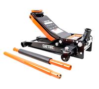 DeTec. Carrello Idraulico 3000Kg Sollevatore Rapido Arancione
