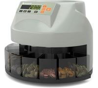 Detectalia M5 - Conta Monete con conteggio del Valore e Selezione Automatica delle Monete Euro Miste - Separa Le Monete per denominazione