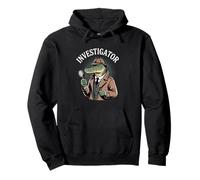 Detective Alligator Meme Investigator Felpa con Cappuccio
