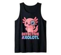 Detective Axolotl Kawaii Rosa Spy Secret Agent Costume Ragazze Canotta