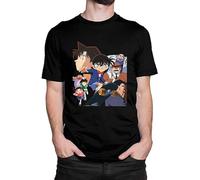 Detective Conan Men's Graphic T Shirts Tee Soft & Smooth Fashion Casual Black L