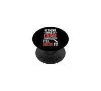 Detective dicendo che se c'era un crimine malato risolverlo PopSockets PopGrip Adesivo