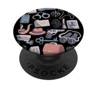 Detective Doodle Traccia Prove Crimine Caso Criminale PopSockets PopGrip Adesivo