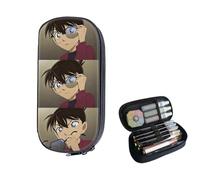 Detective Edogawa Conan Astucci per matite Sesshoumaru Anime Magic Kuroba Kaito Borse per matite Studente Grande Capacità Forniture Scolastiche Astucci per matite