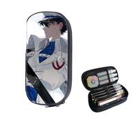 Detective Edogawa Conan Astucci per matite Sesshoumaru Anime Magic Kuroba Kaito Borse per matite Studente Grande Capacità Forniture Scolastiche Astucci per matite