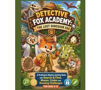 Detective Fox Academy: The Lost Dinosaur Egg: A Prehistoric Mystery Activity Book with Search & Find, Mazes, Codes and Drawing Challenges for Ages 4-8