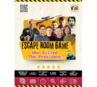 Detective Game - Escape Room Game - Who Killed The President?: Unsolved Murder Mystery Game - Solve These Cold Case Files!