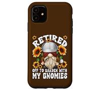 Detective Retirement Gnome Crime Scene Investigator Retired Custodia per iPhone 11
