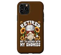 Detective Retirement Gnome Crime Scene Investigator Retired Custodia per iPhone 11 Pro