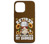 Detective Retirement Gnome Crime Scene Investigator Retired Custodia per iPhone 13 Pro Max