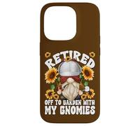Detective Retirement Gnome Crime Scene Investigator Retired Custodia per iPhone 14 Pro