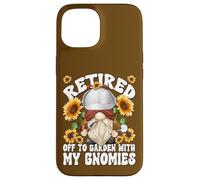 Detective Retirement Gnome Crime Scene Investigator Retired Custodia per iPhone 15