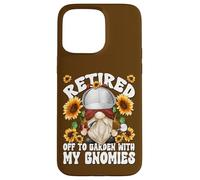 Detective Retirement Gnome Crime Scene Investigator Retired Custodia per iPhone 15 Pro Max