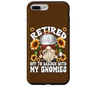 Detective Retirement Gnome Crime Scene Investigator Retired Custodia per iPhone 7 Plus/8 Plus