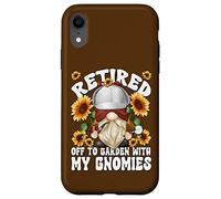 Detective Retirement Gnome Crime Scene Investigator Retired Custodia per iPhone XR