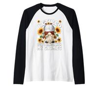Detective Retirement GNOME Crime Scene Investigator Retired Maglia con Maniche Raglan
