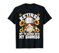 Detective Retirement GNOME Crime Scene Investigator Retired Maglietta