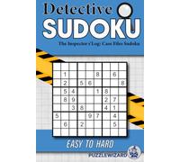 Detective Sudoku Puzzle Book: Sudoku Puzzles for the Thinking Mind | Solve these Sudoku Cases | 6x9 inches, 110 pages | 50+ Pages | Solutions Incuded
