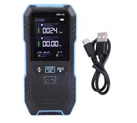 Detector EMF Medidor de campo electromagnético, 4 en 1 Detector de temperatura de radiofrecuencia de campo magnético eléctrico con curva para electrodomésticos de oficina