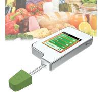 Detectore di Nitrati for Salute Alimentare, Misuratore for Frutta/Verdure/Carne, con Schermo di Visualizzazione LED, Intervallo di Rilevazione 0-9999mg/kg, Piccolo Detectore(White)