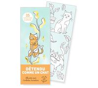 Détendu comme un chat: 35 marque-pages à colorier