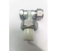 DETENTORE A SQUADRA RADIATORE 10X3/8 C/RACCORDI R716 GIACOMINI