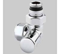 DETENTORE D'ARREDO AD ANGOLO DX CROMO - 1/2 x 24-19