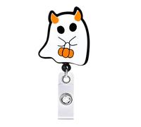 Detentore Dei Badge Halloween Per La Bobina A Scomparsa Degli Insegnanti Studente
