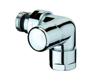 DETENTORE Di ARREDO AD ANGOLO SX CROMO LUCIDO 1/2"