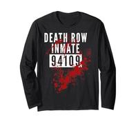Detenuto nel braccio della morte 94109 insanguinato Maglia a Manica