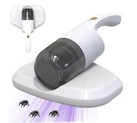 Deterbero aspirapolvere per aspirapolvere per da letto con portatile per pulizia profonda con una forte tazza di polvere lavabile per aspirazione per divano bianco