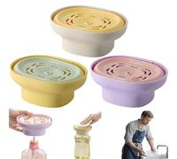 Detergent Presser, Laundry Detergent Presser, Kitchen Gadget Reusable Liquid Soap Container with Quick Install, Efficient Dosing (3 pcs)