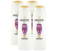 Detergente 3 In 1 Shampoo + Balsamo + Trattamento, MULTI-NUTRIENTE, Forti & Folti. Con Infuso Pro-V + Antiossidanti + Lipidi 225ml (4 Flaconi)