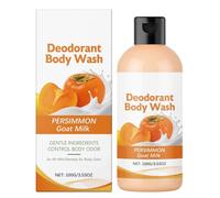 Detergente corpo delicato al latte di capra e cachi - Deterge delicatamente la pelle sensibile, ripara la barriera cutanea, mantiene l'equilibrio della pelle e la rende sana.