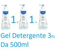 Detergente Delicato Mustela Gel Lavante 500ml Offerta 3 Pezzi
