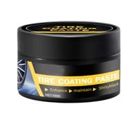 Detergente e lucentezza per pneumatici - Wheel Guard Max Coat 100 g, rivestimento per pneumatici nero lucido | Rivestimento per finiture automobilistiche di lunga durata, protezione per lucidatur