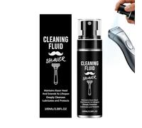 Detergente elettrico per - 100 ml spray per regolabarba, 1 flacone di liquido igienizzante per uomini, papà, igiene rasoio, lavare con ugello, strumento igienico, solvente per padre, nonno e