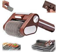 Detergente elettrico per barbecue, senza setole, senza fili e ricaricabile, in acciaio inox, 350 giri/min, per barbecue da esterno