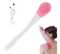 Detergente Elettrico Per La Schiena - Manico Lungo Ricaricabile USB Per Pulizia,Spazzola In Silicone Per La Cura Della Pelle | Per Adulti Con Pelle Secca, Sensibile O Grassa, Per Casa, Vasca E