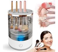 Detergente elettrico per pennelli da trucco, macchina per la pulizia profonda di tutti i tipi di pennelli, detergente multiuso per pennelli cosmetici, disinfettante per pennelli per trucco per amanti