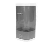 Detergente elettrico per pennelli trucco, visualizzazione trasparente, due modalità, grande capacità per tutti i pennelli trucco con palmare e coperchio per tazze, pulizia fissa (nero)