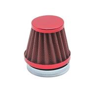 Detergente Filtro Aria per Moto Universale 35 Mm 38 Mm 42 Mm 45 Mm 58 Mm Testa A Fungo Moto Carburatore Filtro Aria Pulitore Tubo Di Aspirazione(Red 45mm)